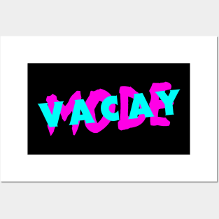 VACAY MODE | Retro 80s Vacation Posters and Art